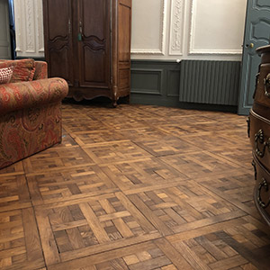 Finition de parquet huilage